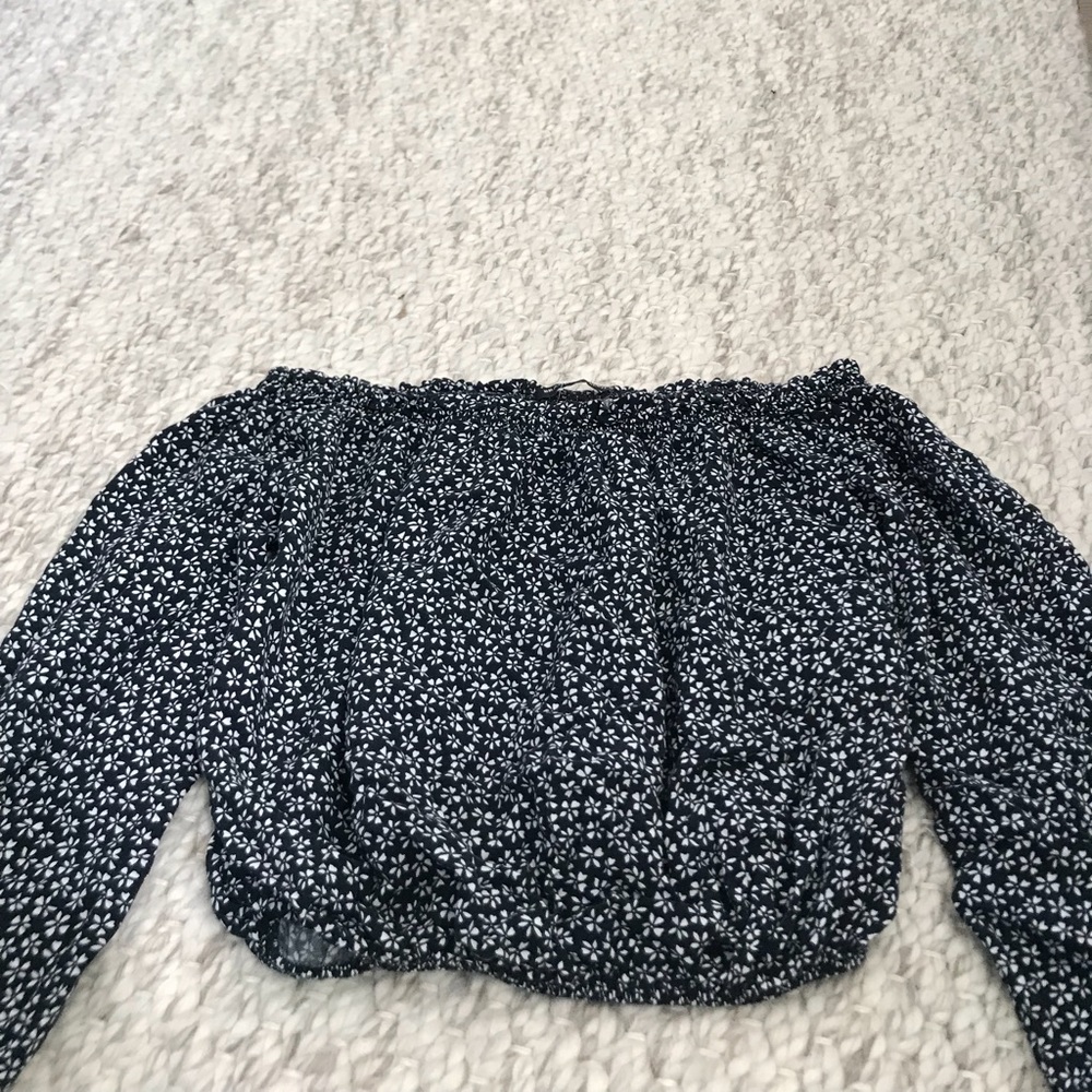 Brandy Melville long sleeve off the shoulder top